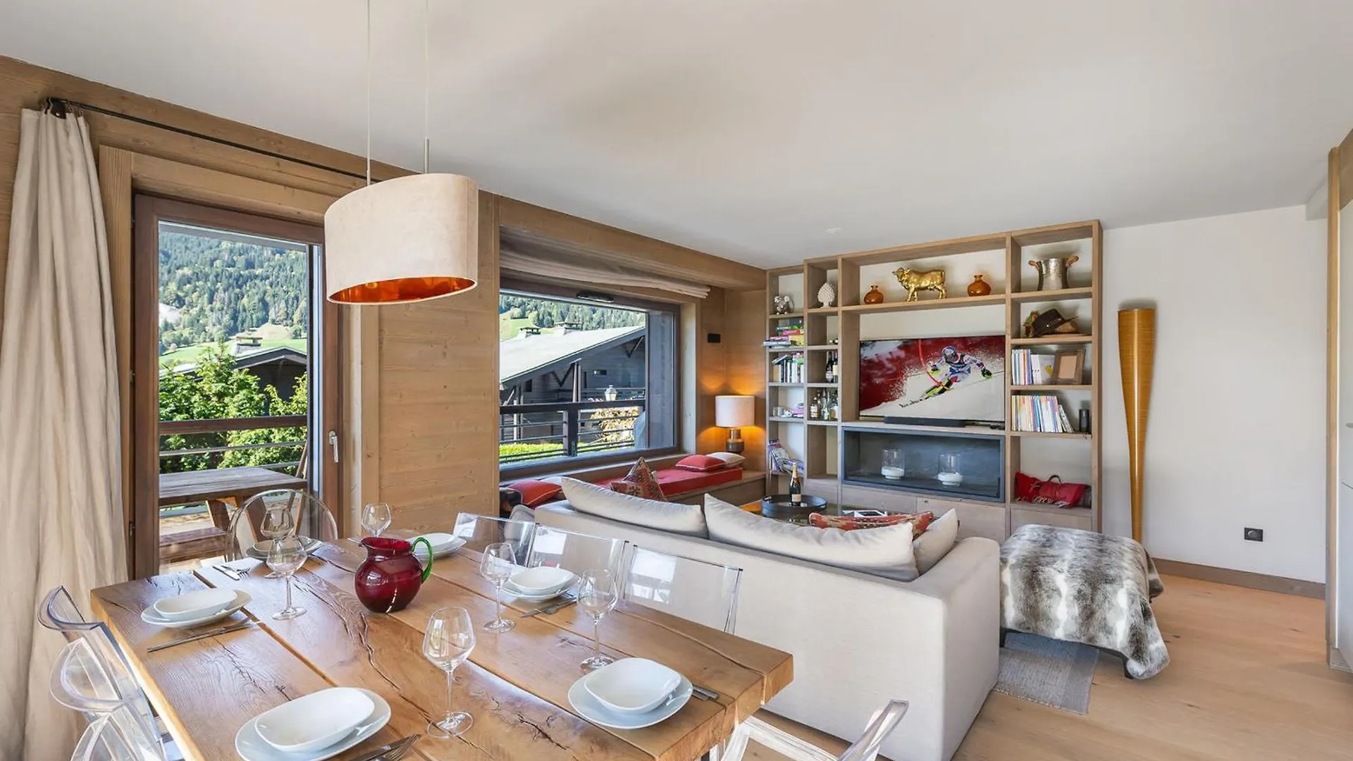 Appartement Lumineux Avec Spa, Piscine Et Sauna Pour 7 Personnes Near Megeve - Fr-1-569-132 Apartment
