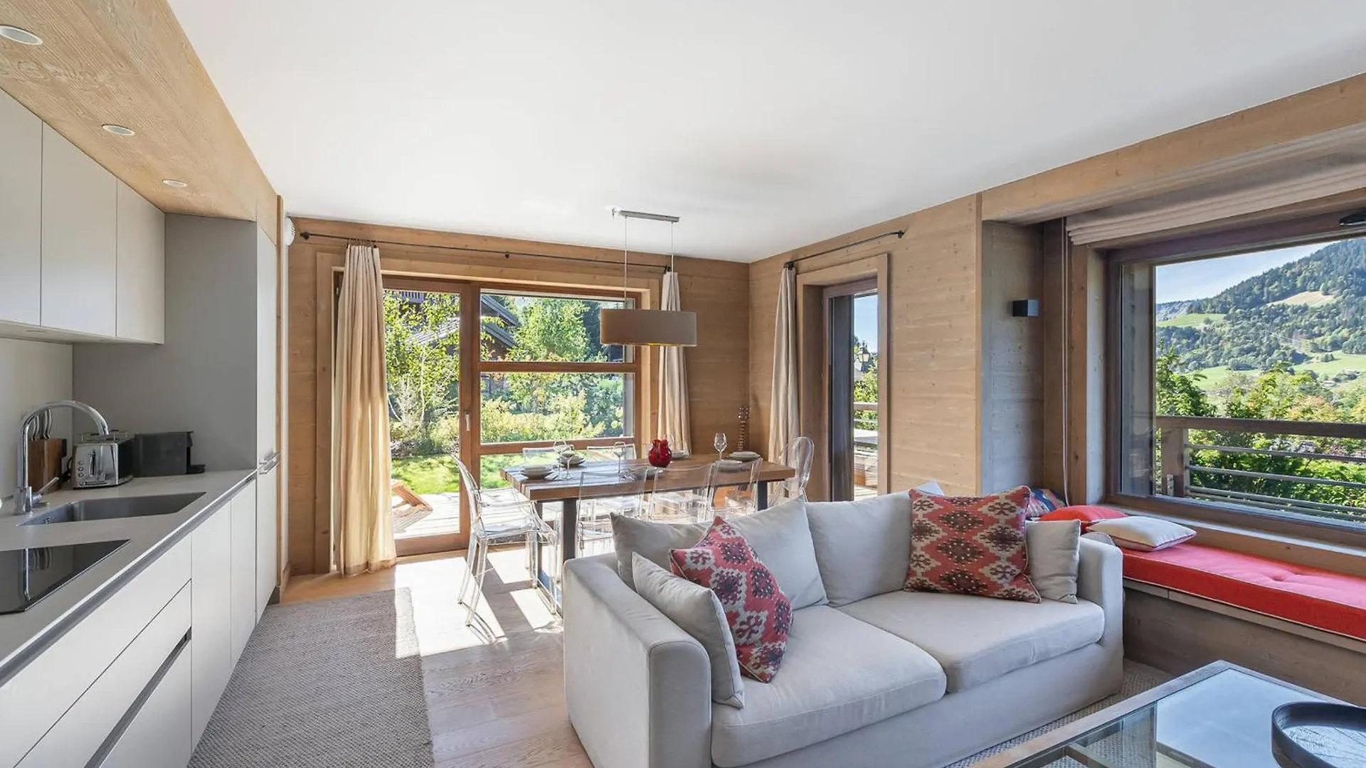 Appartement Lumineux Avec Spa, Piscine Et Sauna Pour 7 Personnes Near Megeve - Fr-1-569-132 Apartment